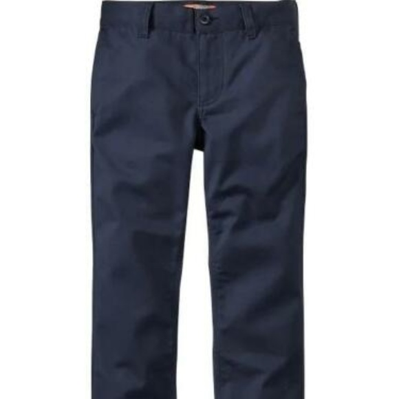Old Navy Flat-Front Skinny Uniform Khakis for Boys - Picture 3 of 4